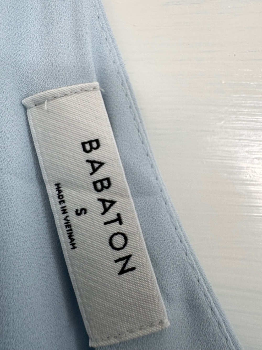 Aritzia Babaton Light Blue Sleeveless V-Neck Women’s Dress Jumpsuit - Picture 2 of 5